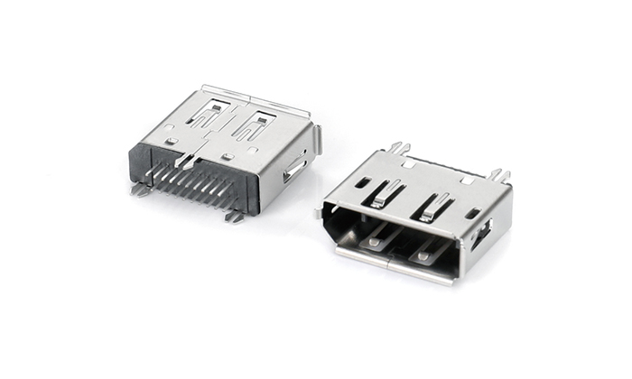 DP 180度 DIP母座三只魚叉腳銅殼 DTF20T-11BN-18P0