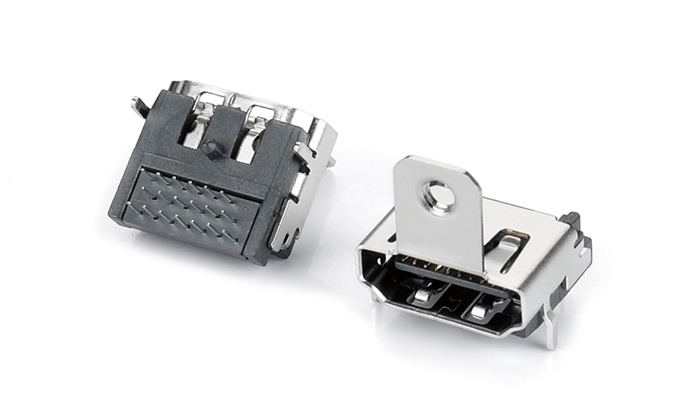 HDMI? AF 三排DIP（有柱）前腳外撐，帶鎖片H6.2 HAF19L-11BN-G1P0