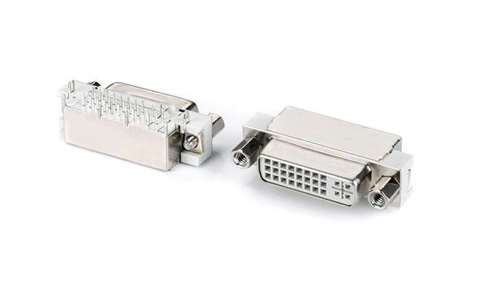 DVI24+5白色短柱鉚鎖5.8鐵帶四腳屏蔽(H2.26) VAF29L-92SN-G41P3